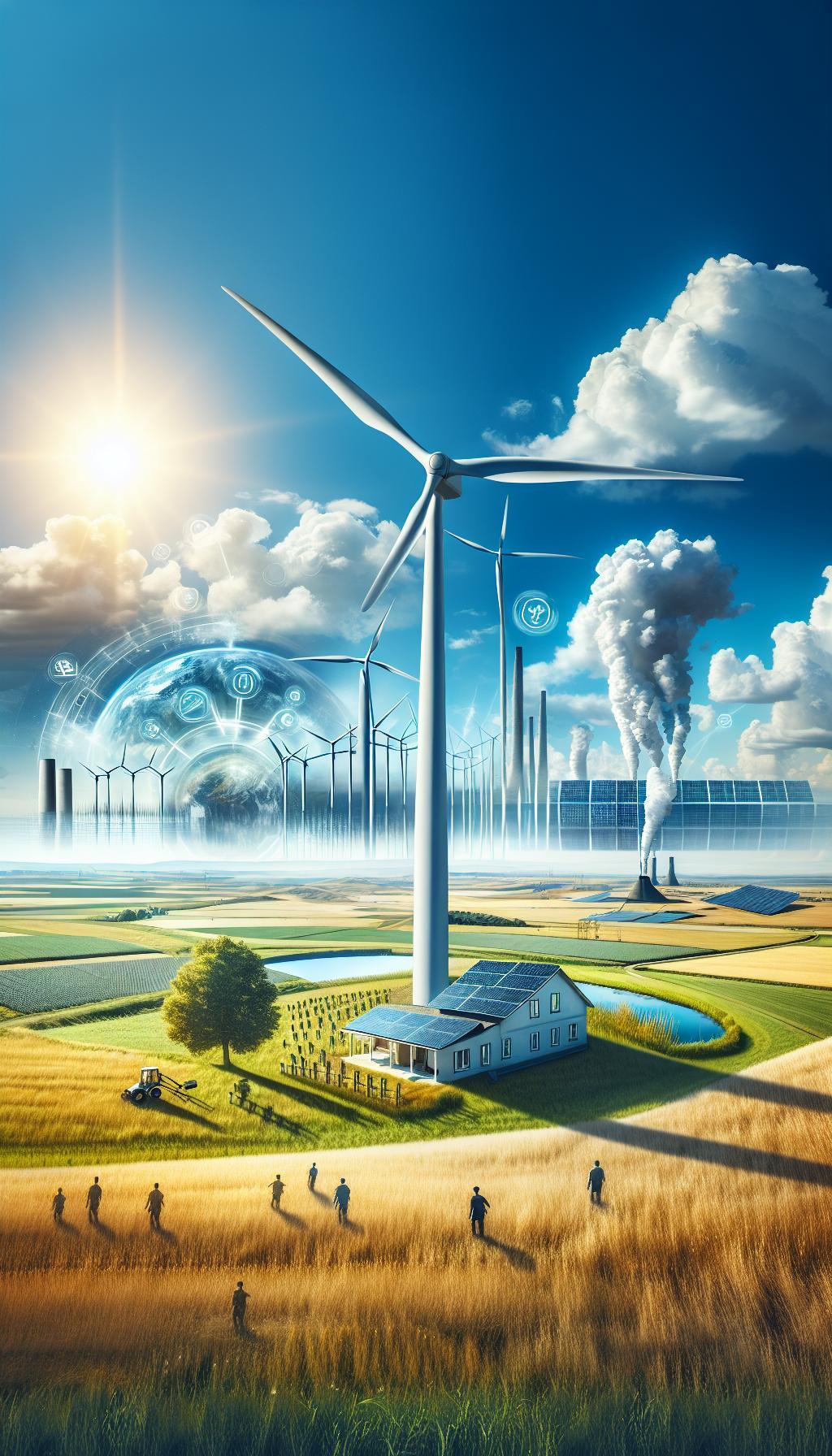 How Much Space Does a Wind Turbine Need: Land Requirements